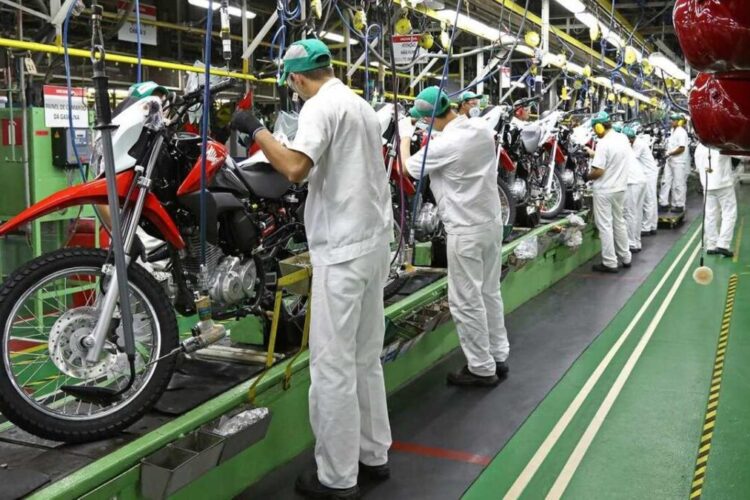 Produção de motos no Brasil tem o melhor resultado em 7 anos