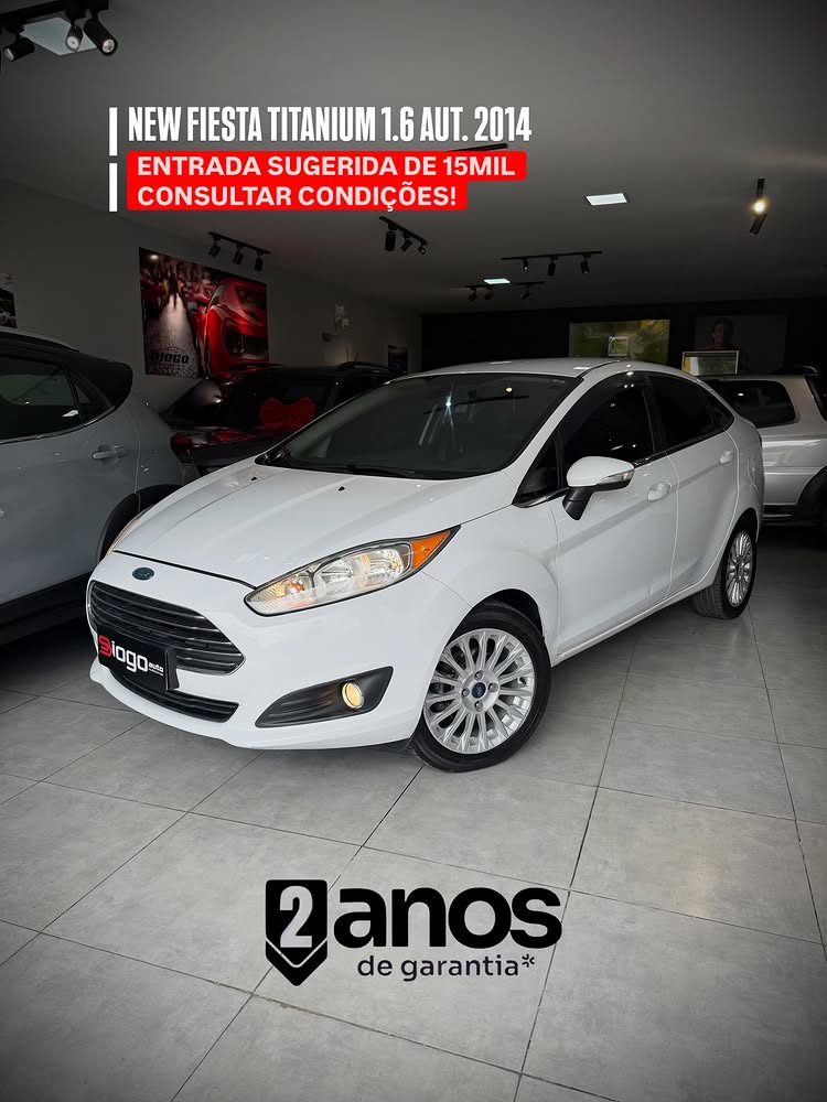 Ford New Fiesta Titanium 1.6 Aut 2014