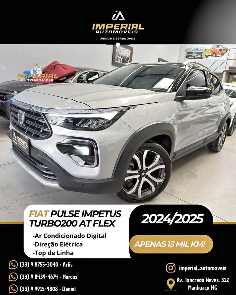 FIAT PULSE IMPETUS TURBO 200 CVT 2024/2025