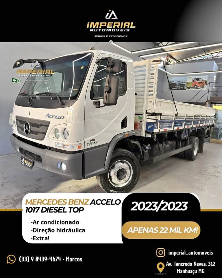 MERCEDES-BENZ ACCELO 1017 DIESEL 2023