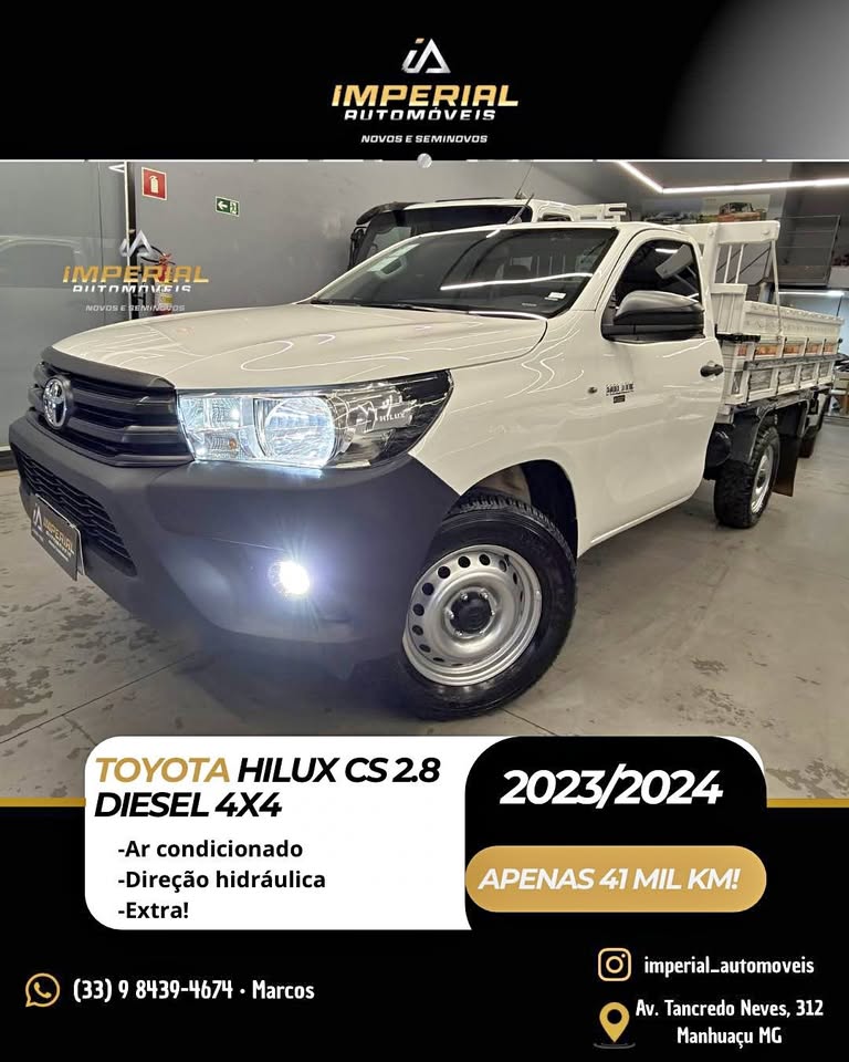 TOYOTA HILUX CS 4×4 2.8 DIESEL 2023/2024