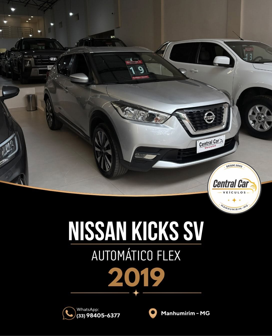 NISSAN KICKS SV  FLEX AUT 2019